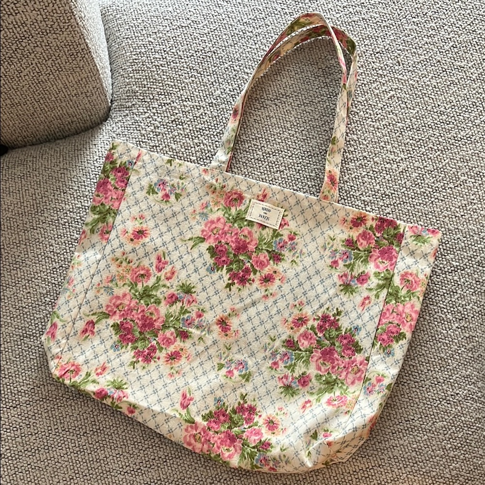 Sézane Andion Floral Tote Bag